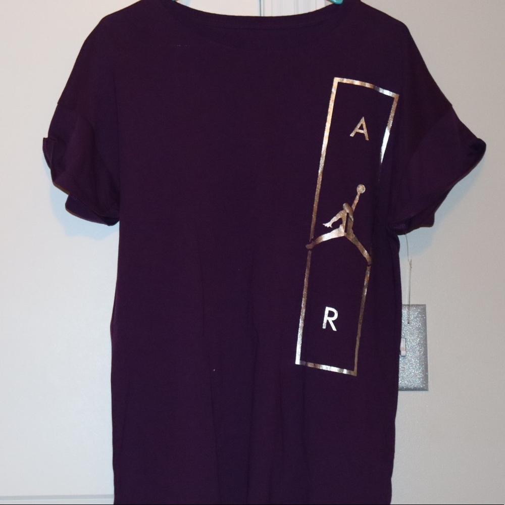 Purple Air Jordan Shirt